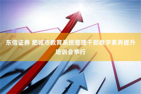 东信证券 肥城市教育系统管理干部数字素养提升培训会举行